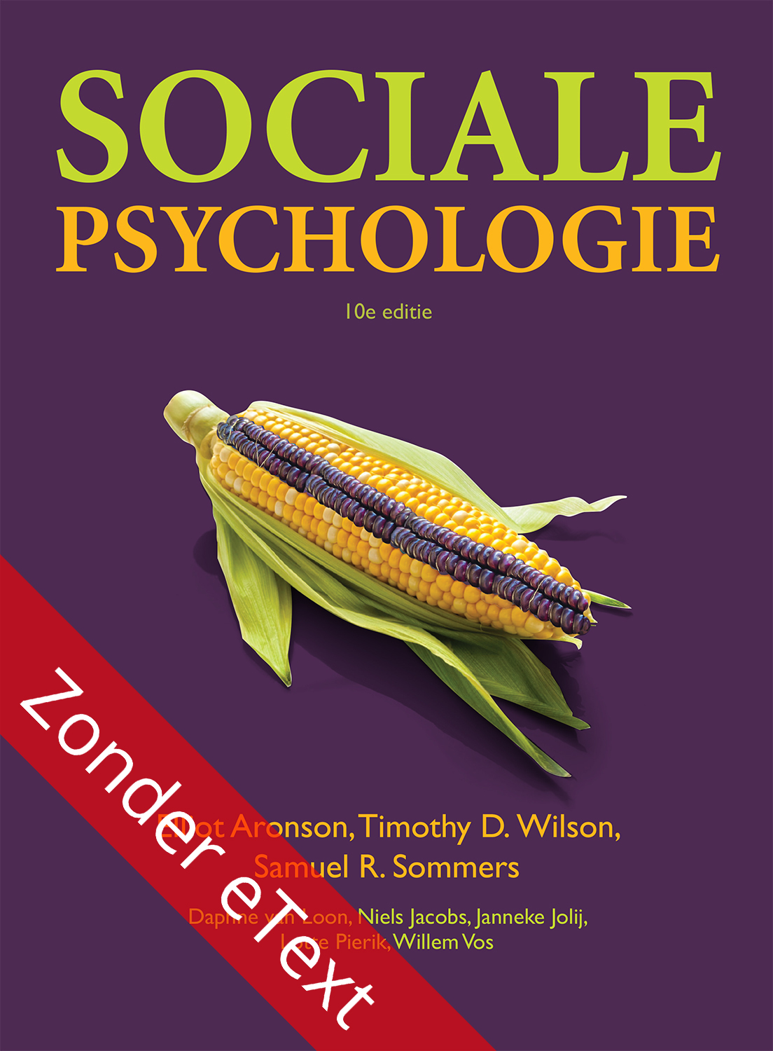 Book cover Sociale psychologie, 10e editie - zonder eText